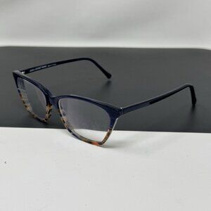 JEAN LAFONT PARIS FILIGRANE 3126 BLUE BROWN AUTHENTIC FRAME EYEGLASSES 54-14